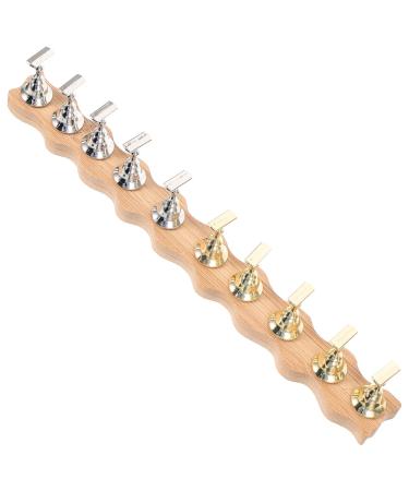 Didiseaon 1 Set nail stand for painting nails clay decorate nail stand decorative nails nail art stand base nail practice stand strong magnet manicure display stand nail tools for nail art