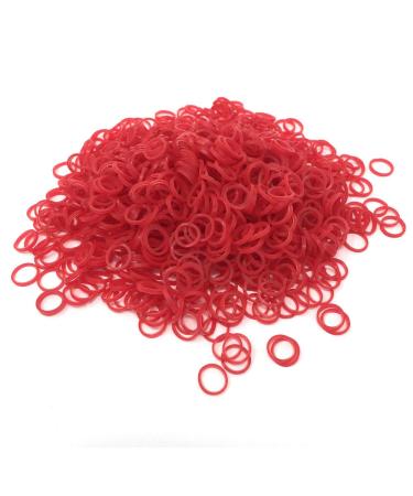 Show tech red latex top knot bands