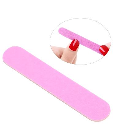 100 Disposable Double-Sided Nail Files - Pink - Perfect for Home & Salon Use | Premium Nail Tools for Effortless Manicures - Buy Online on GoSupps.com