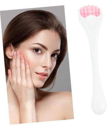 Silicone Face Massager & Eye Roller - Pink Beauty Device for Glowing Skin | International Shipping - Buy Online on GoSupps.com