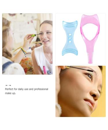 Minkissy 2Pcs Eyelash Makeup Tool Set - Eyeliner Guide Template and Mascara Shield Applicator for Women and Girls - Buy Online on GoSupps.com