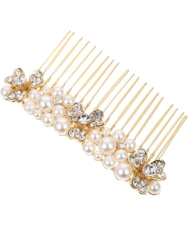 minkissy Accessories hair hair accessories crystal Hair up bride rhinestone hair comb bridal hair pin bow tie gold hair clip bride hair accessories wedding bride comb hair comb Comb - Buy Online on GoSupps.com