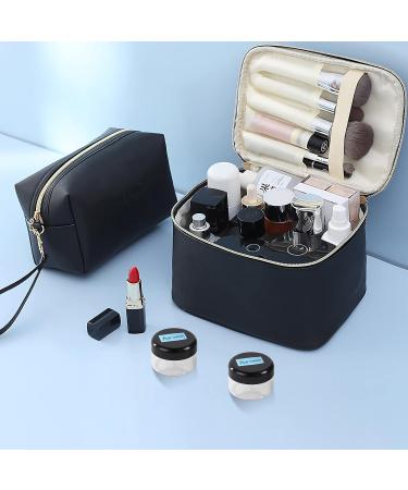 Plastic Cosmetic Jar 12 * 50ml Transparent & Visible Sample Container Jar Black Screw Cap Bottle with Sticker & Small Spoon Suitable for Cosmetic/cream/gel/paste/beads/mineral Items Etc. 12pcs Black 50ml - Buy Online on GoSupps.com