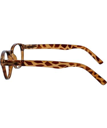 Buy 3-Pack Brown Tortoise Reading Glasses for Men & Women - RRR76-2 +2.00 Diopters | International Shipping Available - Buy Online on GoSupps.com