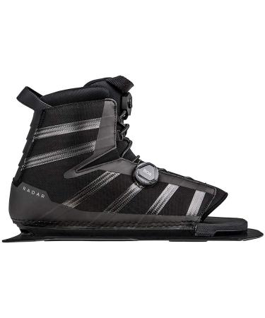 Radar Waterski Vector BOA Boot - Carbon/Black - Front Feather Frame (10-14), X-Large (211207)