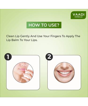 Lip Balm - Active UV Block - Mint Flavor - All Natural - Vaadi Herbals - Buy Online on GoSupps.com
