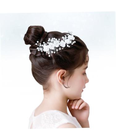 DOITOOL Rhinestone for Hair Pearl Hair Pin Crystal Headpiece Bridal Wedding Headpiece Wedding Rhinestone Crystal Ab Rhinestones Wedding Hair Clips Leaf Accessories Bride - Buy Online on GoSupps.com