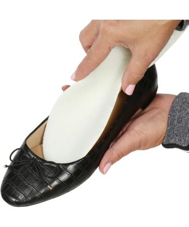 Plush Shoe Insoles - 2 Pairs Soft Padded Insoles for Men & Women | Trim to Fit for Ultimate Comfort - Buy Online on GoSupps.com
