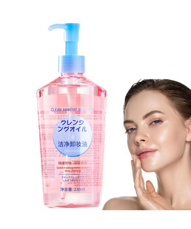 Speedy Makeup Remover Cleansing Oil 230ml Deep Oil Cleanser Pore Control Cleansing Oil for Face Korean Makeup Oil Based Cleanser Quick Gentle Make up Remover Waterproof Makeup Remover for Sensitive