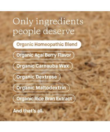 Genexa Allergy-D Organic Acai Berry - 60 Chewable Tablets | Natural Allergy Relief - Buy Online on GoSupps.com