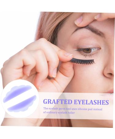 DOITOOL 60 Pairs Eyelash Silicone Patch Silicone Patches Eyelash Perm Kit Eyelash Perm Pads Lash Shield Medium Eyelash Curlers Eyelash Lift Tool Purple Makeup Tools Curly - Buy Online on GoSupps.com