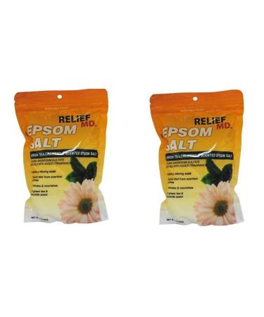 Relief Green Tea and Chamomile Epsom Salt Pack of 2
