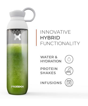 Promixx Protein Shaker Bottle 760ml - Durable Odorless Sports Shaker for Protein Shakes & Hydration - Graphite Gray - Buy Online on GoSupps.com