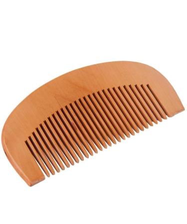 Comb Natural Wide Tooth Wood Comb Peach Wood Wooden Hair Brush No-Static Massage Hair Brushes Health 9cm Wood Hair Comb Styling Tools wooden comb