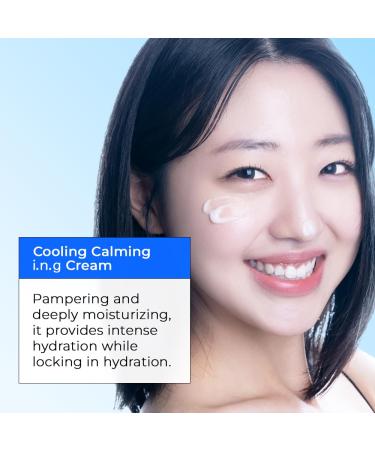 Cooling Calming i.n.g Cream | Deep Hydration & Soothing CICA Moisturizer for All Skin Types | Korean Skincare (50ml - Buy Online on GoSupps.com