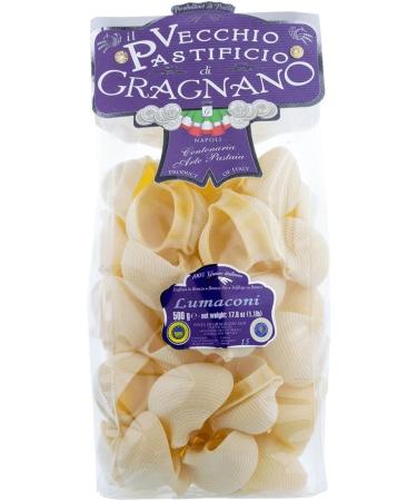  Italian Gourmet E.R. Il Vecchio Pastificio di Gragnano Pasta Lumaconi Gragnano Lot de 12 p tes IGP en semoule de bl dur 500 g + bo te de 400 g - Buy Online on GoSupps.com