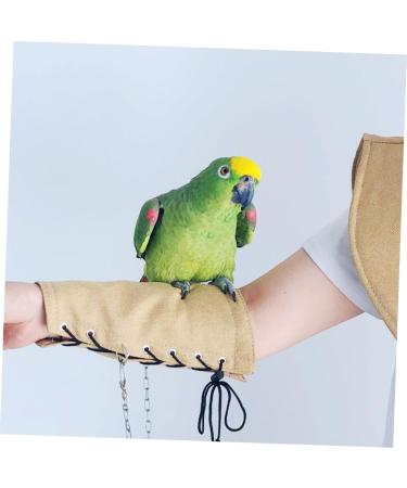DOITOOL Outdoor Stuff 3 pcs Yellow Shawl Stuff Pet Outdoor Protective Bird Anti-Grab Style Pad for Shoulder Multi-Purpose 23.5*12cmx3pcs Khakix3pcs - Buy Online on GoSupps.com