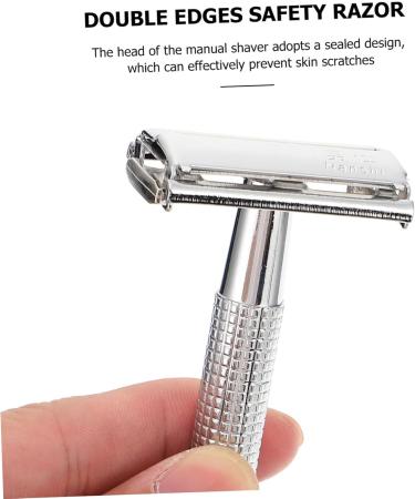 Buy 1 Set Long Handle Razor Beard Shaving Cutter - Old Style Manual Beard Shaver for Men - International Shipping Available - Buy Online on GoSupps.com