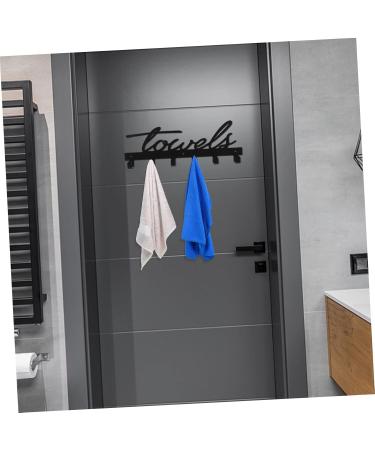PRETYZOOM Towel Holder Towel Bathroom Rack Organizer Hooks Outdoor Professional Hanger Iron Pool Storage Art Hook - Buy Online on GoSupps.com