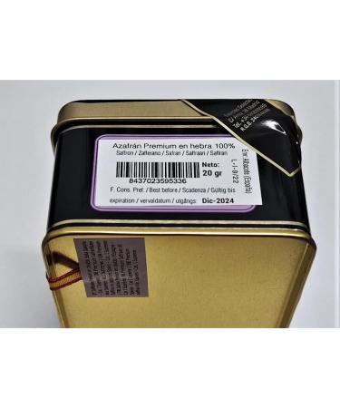  AP PASION POR EL AZAFRAN Supreme quality saffron (Quality category I ISO 3632-2) traditional elaboration good aroma and flavour 20 g - Buy Online on GoSupps.com