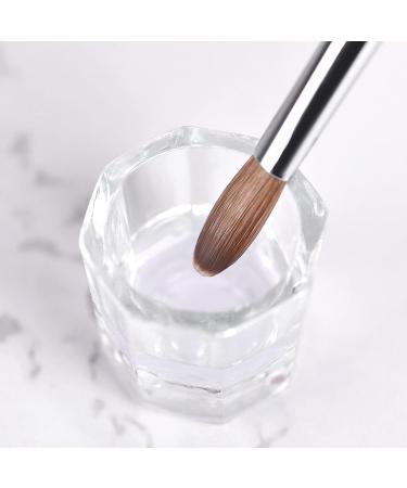 Alexnailart Kolinsky Sable Hair Nail Brush Red Wooden Pen UV Gel Manicure Tool (16#) - Buy Online on GoSupps.com