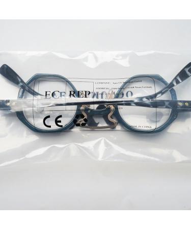 Buy Vevesmundo Round Retro Reading Glasses - Unisex Leopard Pattern +1.0 to +4.0 | Stylish Visual Aid - Buy Online on GoSupps.com