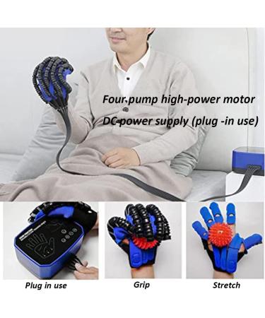Arthritis Stroke Hemiplegia Rehabilitation Robot Gloves Single/Multi-Finger Exerciser Orthosis for Relief Hand Cramps 3 Training Modes (Right Hand XX) - Buy Online on GoSupps.com
