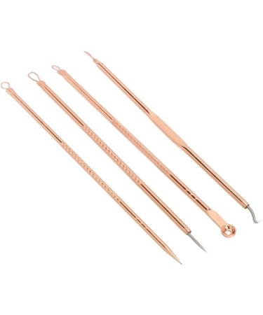 Qukaim Blackhead Removal Tool Pimple Blackhead Remover Tool Kit 4 Set Stainless Steel Comedone Extractor for Professional Zit Whitehead Popper - Buy Online on GoSupps.com