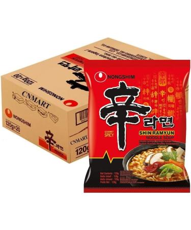 CNMART Korean Ramen Shin Ramyun Instant Noodle - Hot Spicy