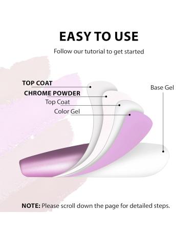 Buy Yiaxoyia Chrome Nail Powder - 16 Jars of Mirror Effect Metallic Pigment for Nail Art & Crafts - High-Quality Gel Powder for Stunning Nail Designs - Buy Online on GoSupps.com