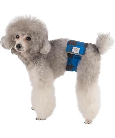 Cutebone Male Washable Dog Diapers Belly Bands - 3PC Reusable High-Suction Wraps with Velcro - XL Classic Plaid for Large Dogs (53.5-68.5cm) - Buy Online on GoSupps.com