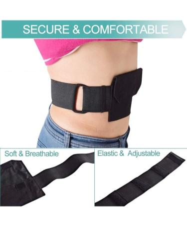 Comfortable Peritoneal Dialysis Cover | PD Belt & G/Peg Feeding Tube Holder - Abdominal Fixation Nursing for Patients (98-115CM) - Black - Buy Online on GoSupps.com