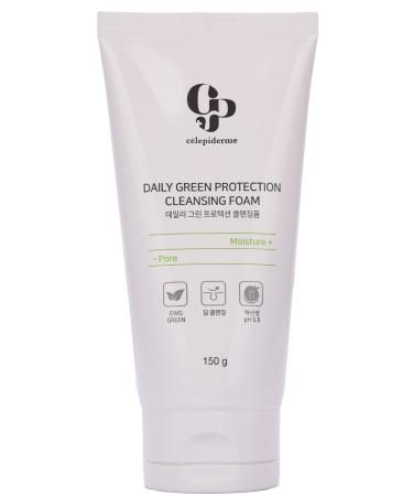 Celepiderme Daily Green Protection Cleansing Foam 5.3 Ounce
