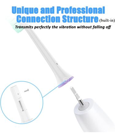 8 Pack Replacement Brush Heads for Philips Sonicare Electric Toothbrush - Compatible with Snap-on Phillips Sonic Care - Dental Care Accessory - Buy Online on GoSupps.com