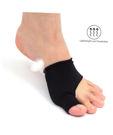 NOLITOY Bunion Brace & Foot Straightener - 2 Pairs Adjustable Sandals for Hallux Limitus - Protective Cover & Separator - Assorted Colors (10.5x7.5cm - Buy Online on GoSupps.com
