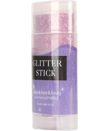 Body Glitter Stick 16g - Non-Irritating Purple Sparkling Gel for Celebrations - Easy Application & Charming Sequins - Buy Online on GoSupps.com