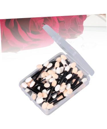 FOMIYES 50 Pcs Eye Makeup Eyeshadow Applicator Sponge Cosmetic Eye Shadow Brush Pointy Set Size 1 Black - Buy Online on GoSupps.com