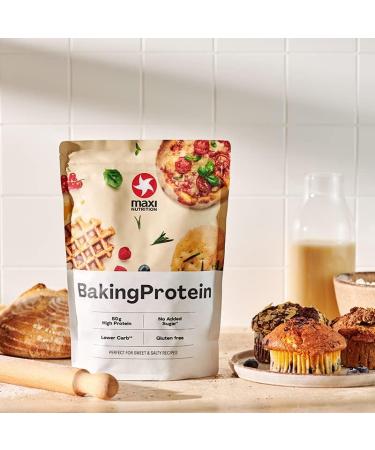 Maxinutrition Backprotein 500g - High Protein Baking Powder (80% Protein) Low Carb Tasteless Gluten-Free No Artificial Flavors - Buy Now! - Buy Online on GoSupps.com