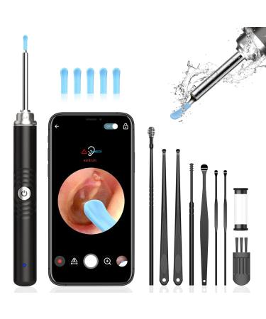 Ear Wax Removal  1296P Image Ear Wax Removal Tool with Camera. 6 LED Lights  Built-in WiFi  11Pcs Ear Sets  Wireless Ear Cleaner for iOS & Android