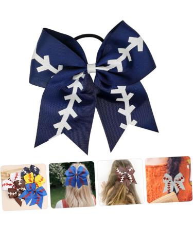 FRCOLOR Softball Bow Hair Tie Hair Ribbons Softball Hair Ties Cheerleader Bows for Hair Holiday Hair Bows Hair Accessories for Kids Hair Scrunchies Ribbon Bows Child Girl - Buy Online on GoSupps.com