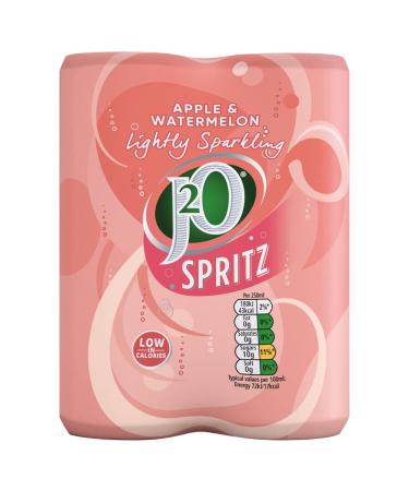 J2O Spritz Sparkling Apple & Watermelon Can 4 x 250ml