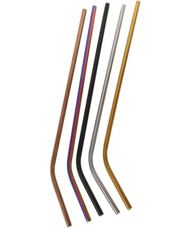 Plumflex Reusable Stainless Steel Straws 10 Extra Long 10.5inch Metal Drinking Straws with 2 Brushes and Carry Bag Environment- for 20/30oz Tumblers Beverage  - Buy Online on GoSupps.com