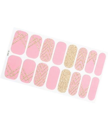 MagiDeal 16 Pieces Cured Gel Nail Strips Gel Nail Stickers with Nail File Nail Patches Semi Cured Gel Nail Wraps Patch for Girls Gifts Style G - Buy Online on GoSupps.com