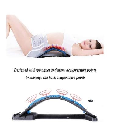 AnHua Back Stretcher - Multi-Level Lumbar Stretching Device for Back Pain Relief with Acupressure Points - International Shipping Available - Buy Online on GoSupps.com