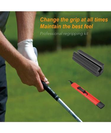 VANSIHO Professional Golf Grip Kit - Includes Hook Blade & Rubber Vise Clamp - Buy Online on GoSupps.com