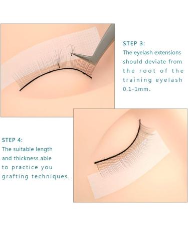 OBEYA 25 Pairs Practice Lashes for Eyelash Extensions - Self-Adhesive Training Strips and Supplies - Buy Online on GoSupps.com