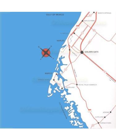 Top Spot Map N204: 10 Thousand Islands Florida Fishing & Recreation Map - Buy Online on GoSupps.com