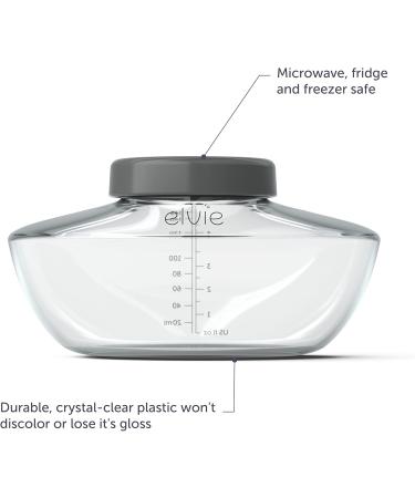 Elvie Pump Bottles Set - 3 High-Quality Reusable 150ml Breast Milk Storage Containers - International Shipping Available - Buy Online on GoSupps.com