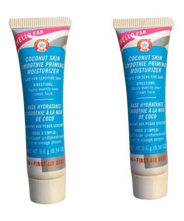 First Aid Beauty Coconut Skin Smoothie Priming Moisturizer 0.34oz - Pack of 2 - Buy Online on GoSupps.com