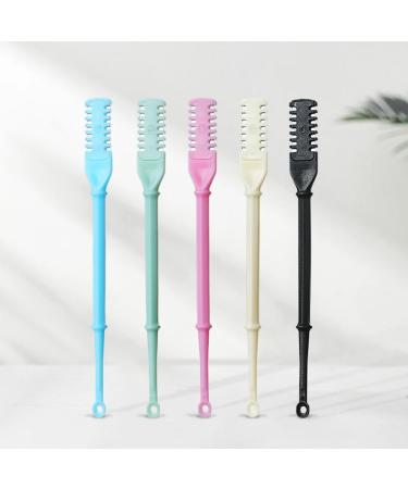 2-in-1 Manual Nose Hair Trimmer & Ear Picker | 360 Rotating Nasal Hair Cutter for Men & Women - Green - Buy Online on GoSupps.com